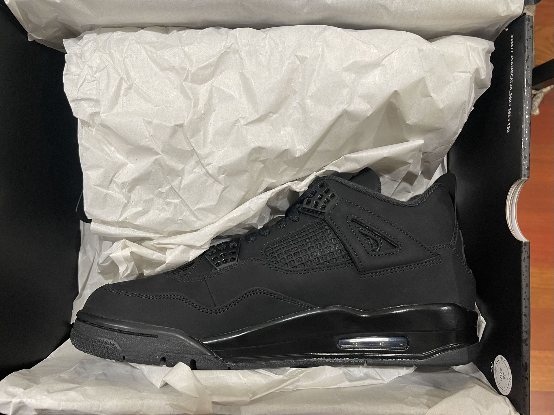 Ds Jordan 4 Black Cat Sz 11.5