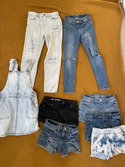 Girls Jeans Bundle 7-8