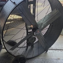 CountyLine 42 in. 2-Speed Indoor Belt-Drive Portable Barrel Fan 