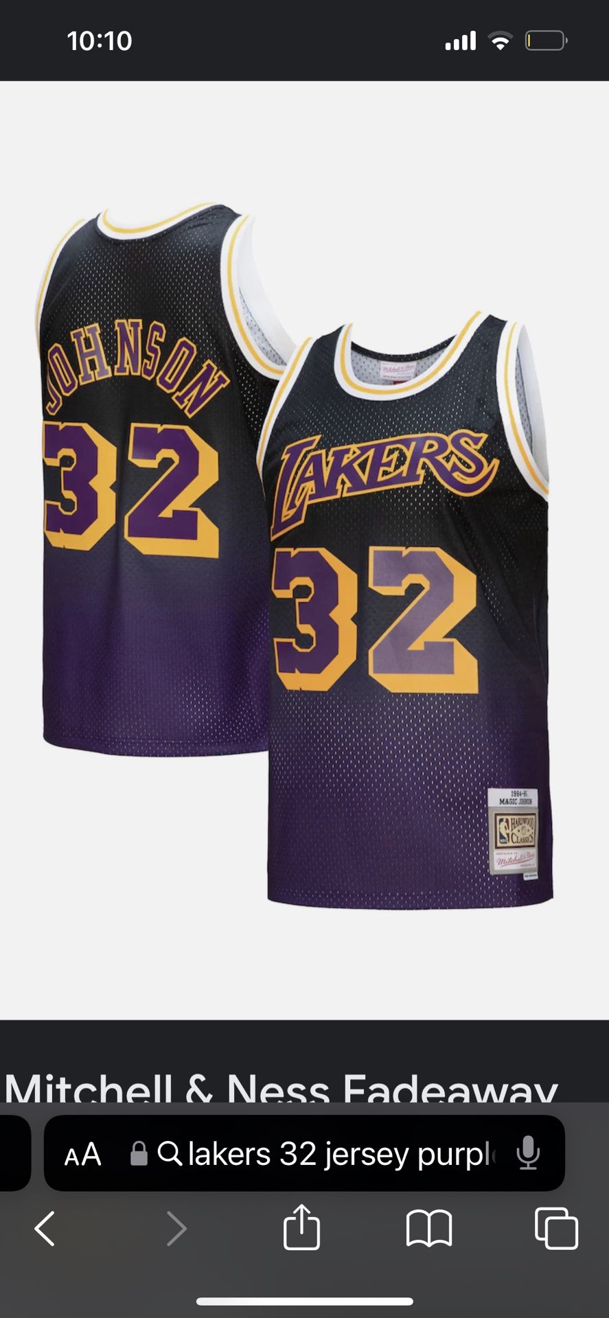 Lakers Jersey XL