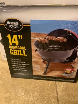 Brand New in box 14” inch charcoal grill