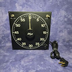 Vintage Gra Lab Model 300 Professional Darkroom Electric Timer With Buzzer Black • Working