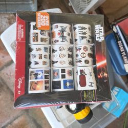 Star Wars The Force Awakens 9-roll sticker box set