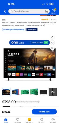 75 inch tv