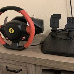  Thrustmaster Ferrari 458 Spider Racing Wheel for Xbox One 