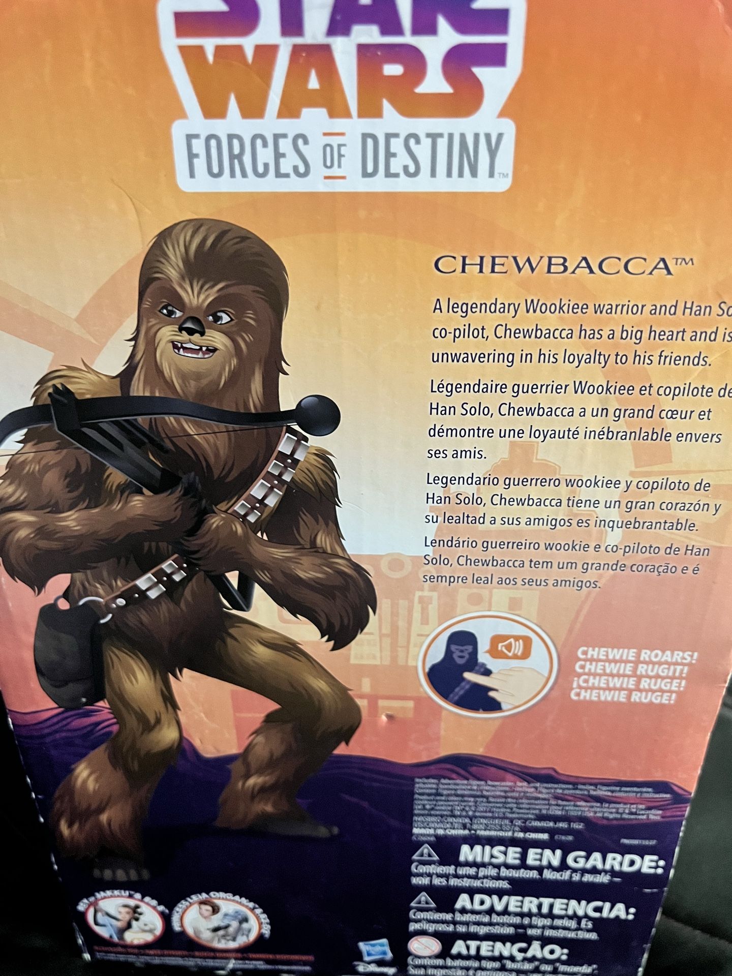 Star Wars Forces of Destiny Roaring Chewbacca