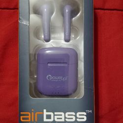 Purple Earbuds And Carrying Case NEW