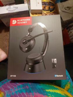 DY103 Bluetooth Headset with Charging Stand
