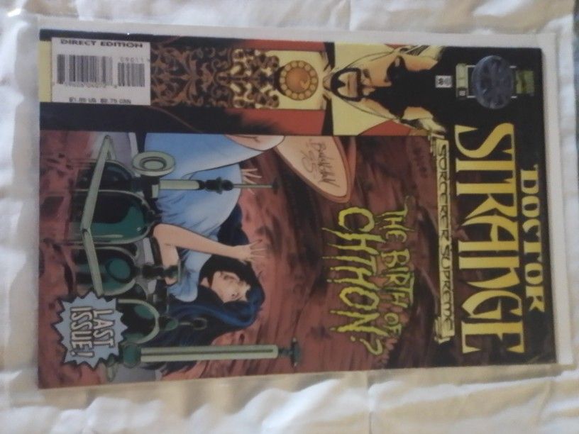 Comic Book Title Doctor Strange Marvel June 96