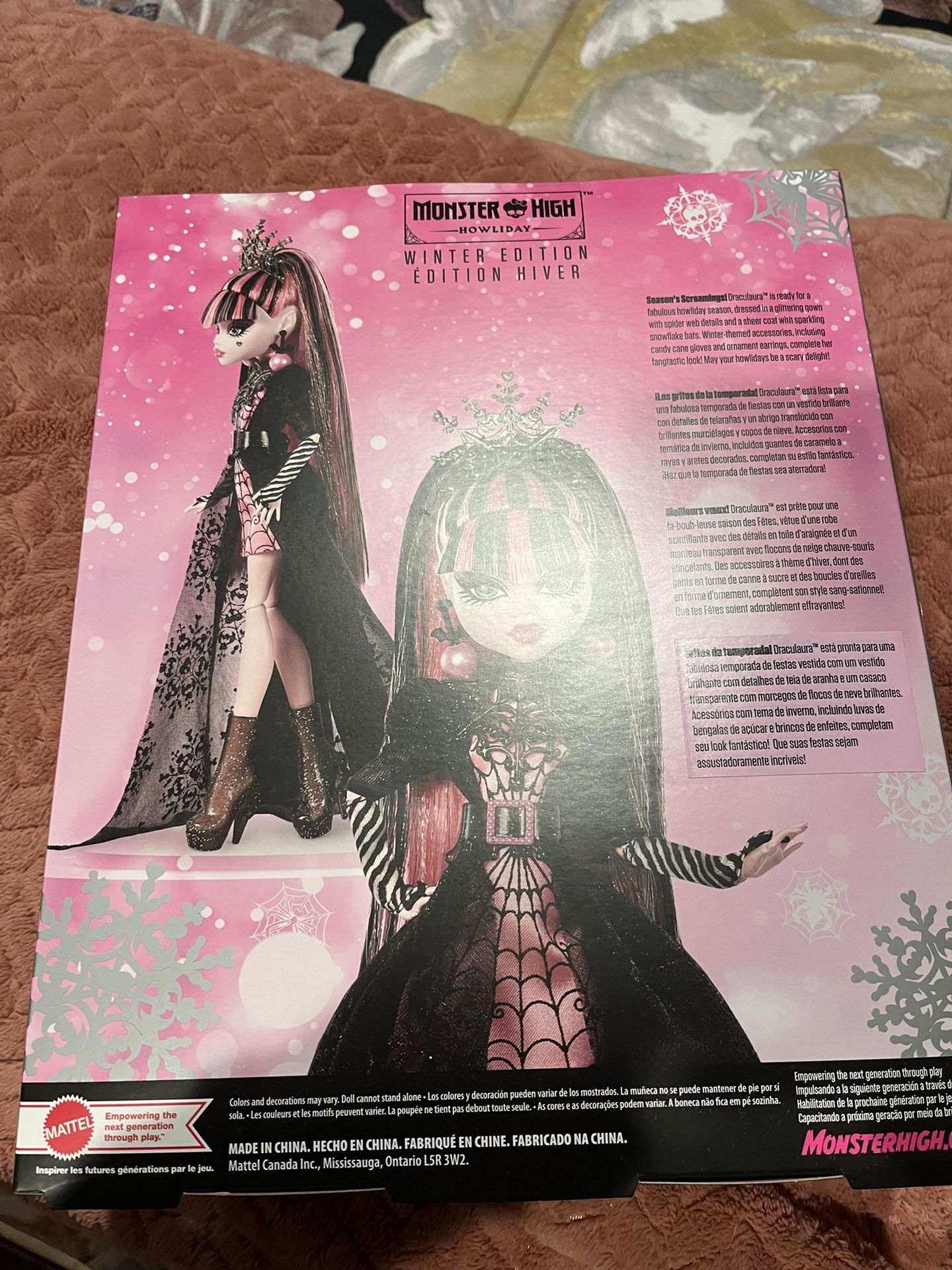 Boneca Monster High Howliday Winter Edition Draculaura - Mattel