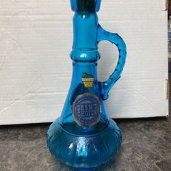 Blue Jim Bean bottle