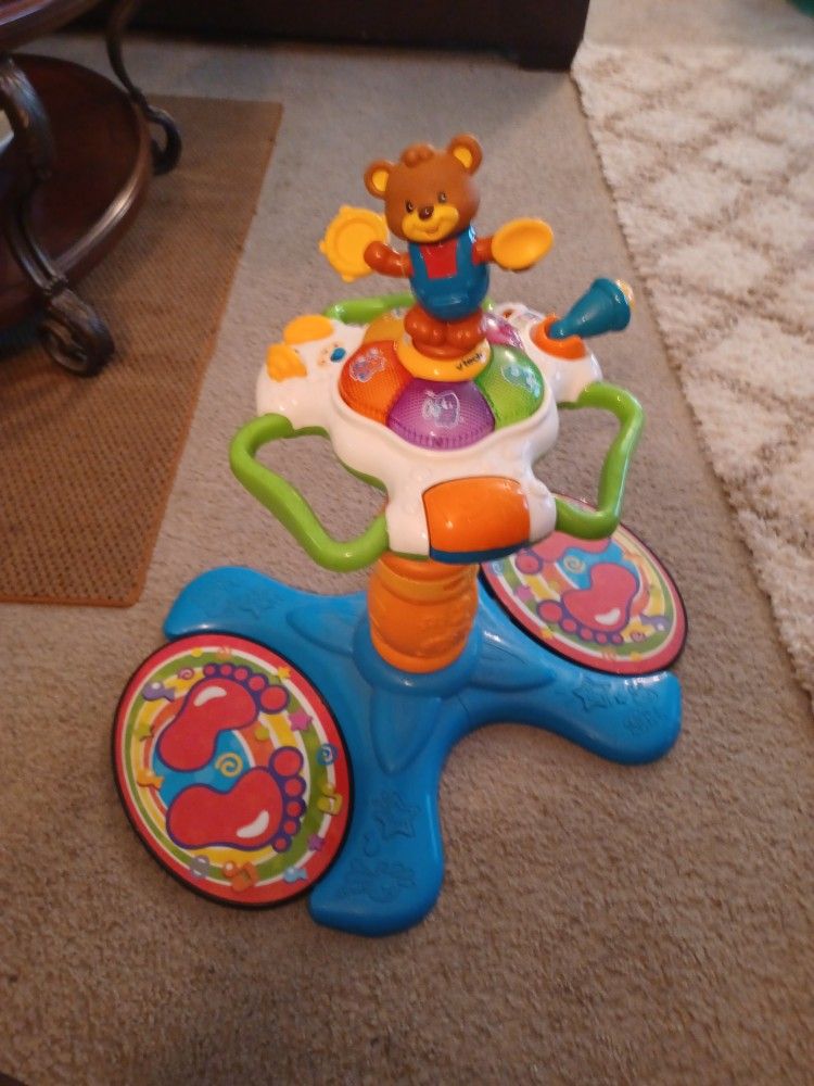 Vtech Sit To Stand, Dancing Tower, Grows W Baby! Lights Music, Dancing Bear