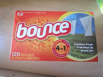 1 box for $6 or 2 for $10 FIRM! Bounce Dryer Sheets, 120 count per box. Pick up in Garland 75042 by appointment.