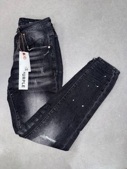 Purple Brand Black Distressed Jeans Size 30