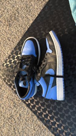 Jordan 1 low black university blue size 12