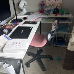 Kids Desk Without Any Computer Or Laptop