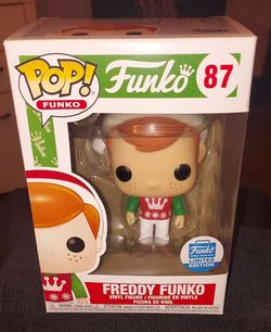Funko Pop! Funko Holiday Freddy Funko #87 Limited Edition Vinyl Figure - New