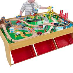 KidKraft Train Table (Table And Baskets Only, No Trains Or Track)