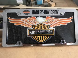 Harley Davidson license plate