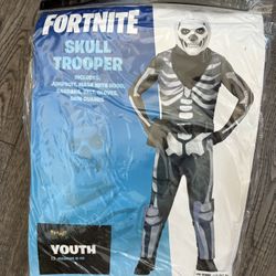 New Costume Size 8/10 FORTNITE SKULL TROOPER