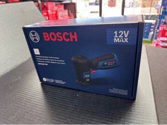 BOSCH GPX12V-77N Cordless Random Orbital Polisher, 12V Brushless 3 Inch Car Polisher for Detailing, Car Buffer for Hologram and Scratch Removal, Varia