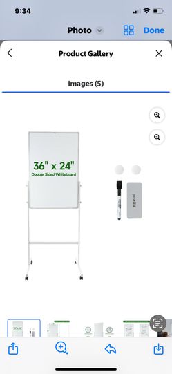 Double Sided Mobile White Board Brand New!