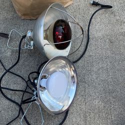 2 Chicken Lamps 