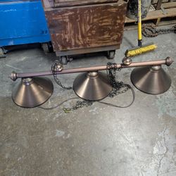 Pool Table / Bar Lights Over Head. 