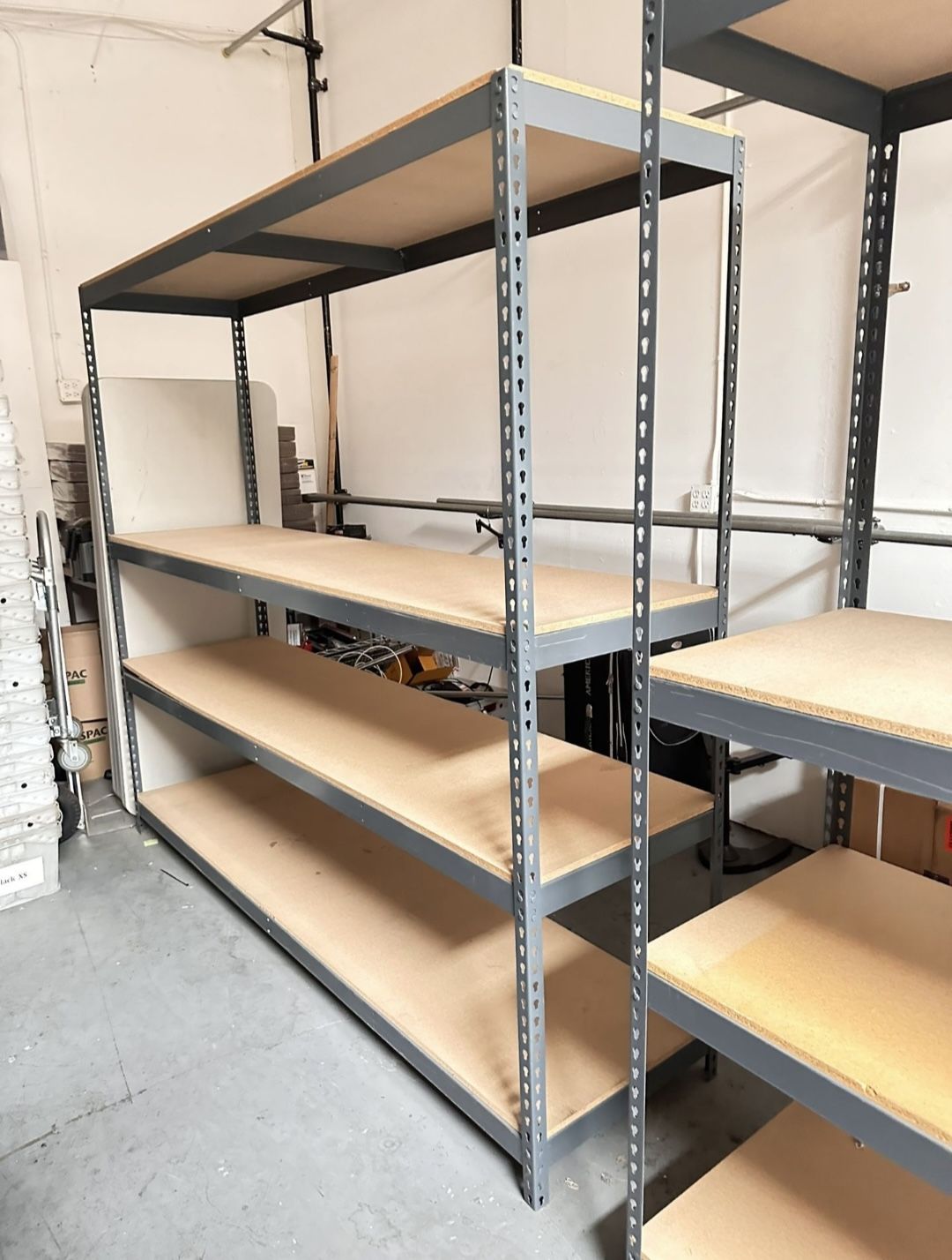 Industrial Shelving 96 in W x 24 in D Boltless Warehouse Storage Racking