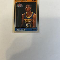 Reggie Miller Rookie Reprint Mint