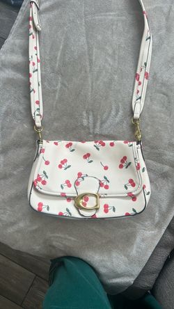 Cherry off the shoulder purse