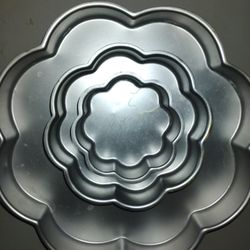 Three Piece Cake Pan Set $22 For All