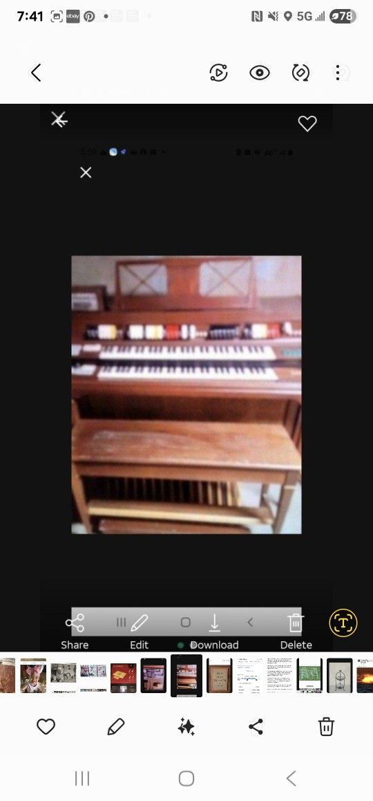 Vintage Organ, Wurlitzer, See 2nd Pic