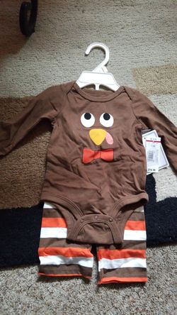 Infant 2 PC Thanksgiving outfit
