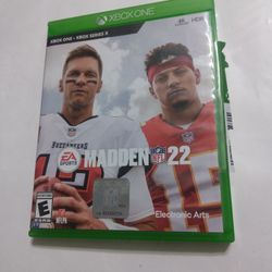Xbox One Game Madden NFL 22 Used