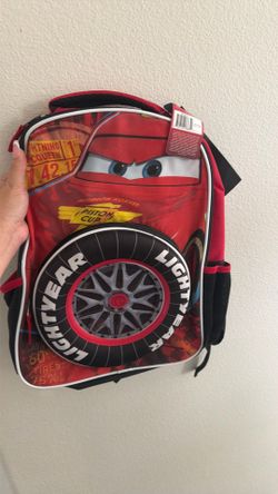 Lightning Mcqueen Backpack New