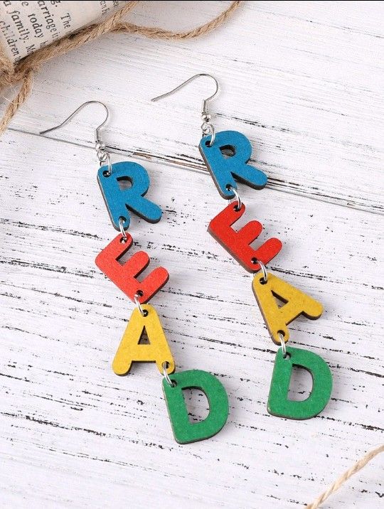 READ Wooden Drop Earrings