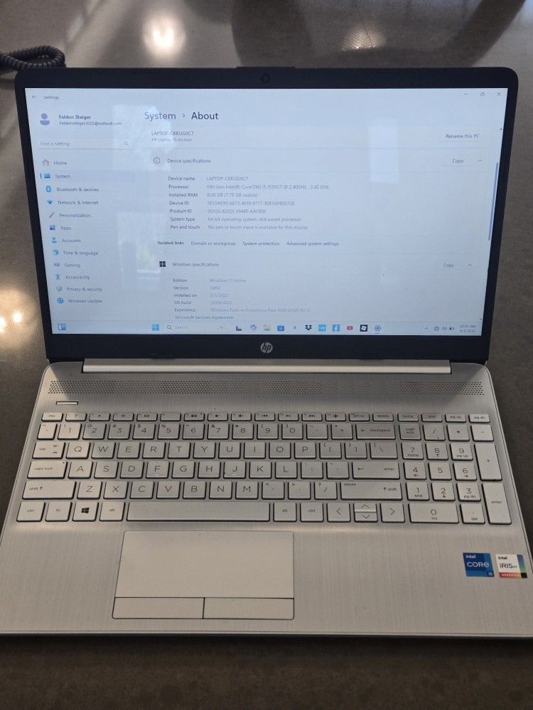 HP Notebook 15-dw3025od