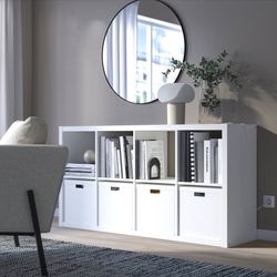 2 KALLAX SHELVES FOR SALE