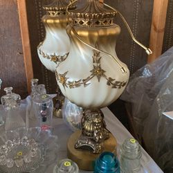 Vintage Cherub Lamps 