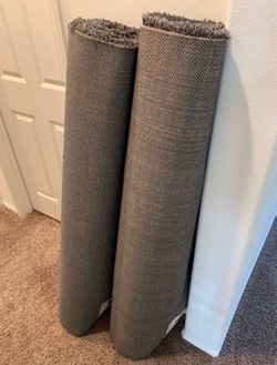 Two Adum RUGS high pile, dark grey 4'4"x6'5"