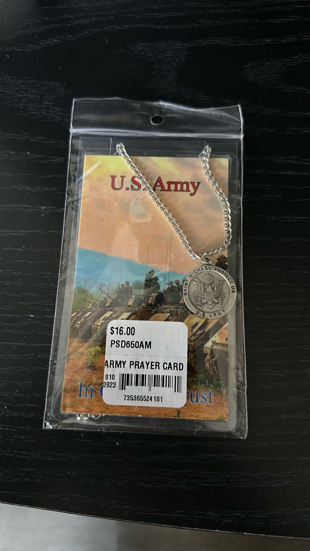 St.Michael Necklace (US Army)