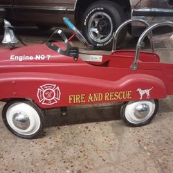 Fire and Rescue Pedal Car