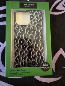 Kate Spade iPhone 15 Pro Max Case Cheetah 