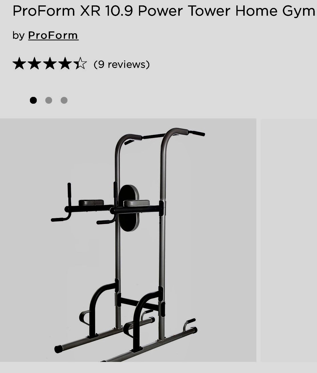 Pro Form Power Tower Home Gym Equipment 