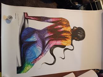 Joshua roman Lounge Act 18x24 Signed Art giclee Print