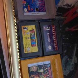 Vintage Game Boy Games 