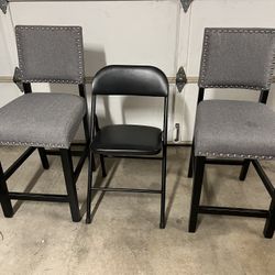 Bar Stool Chair 2pieces 