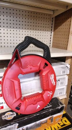 MILWAUKEE 240'  1/8" STEEL FISH TAPE