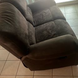 Dark Brown Recliner 